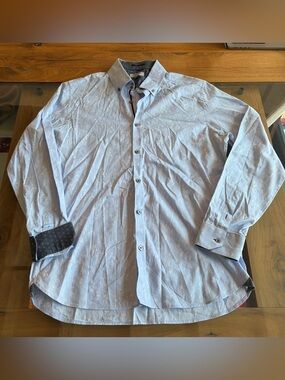 Ted Baker Men's Button-Down Shirt with Contrast Cuffs